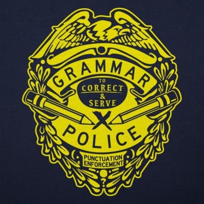 grammar police shirt