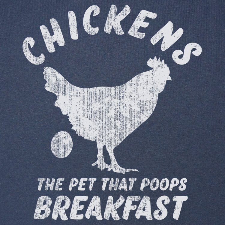 Chickens Poop Breakfast