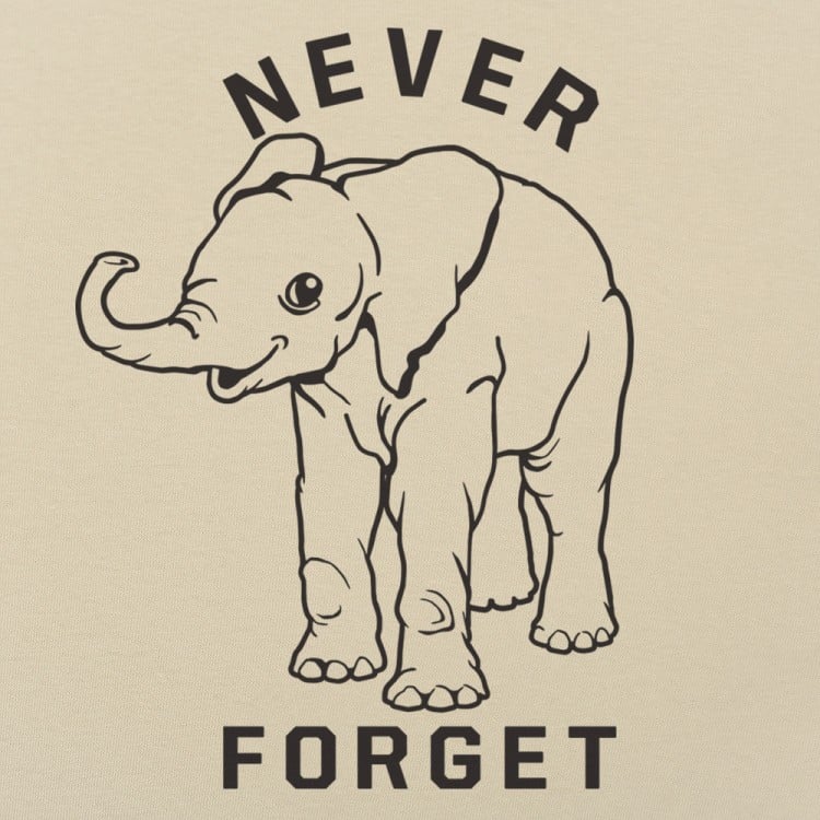Baby Elephant Never Forget