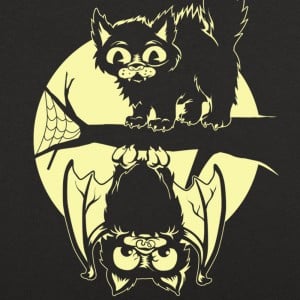 Cat And Bat Halloween