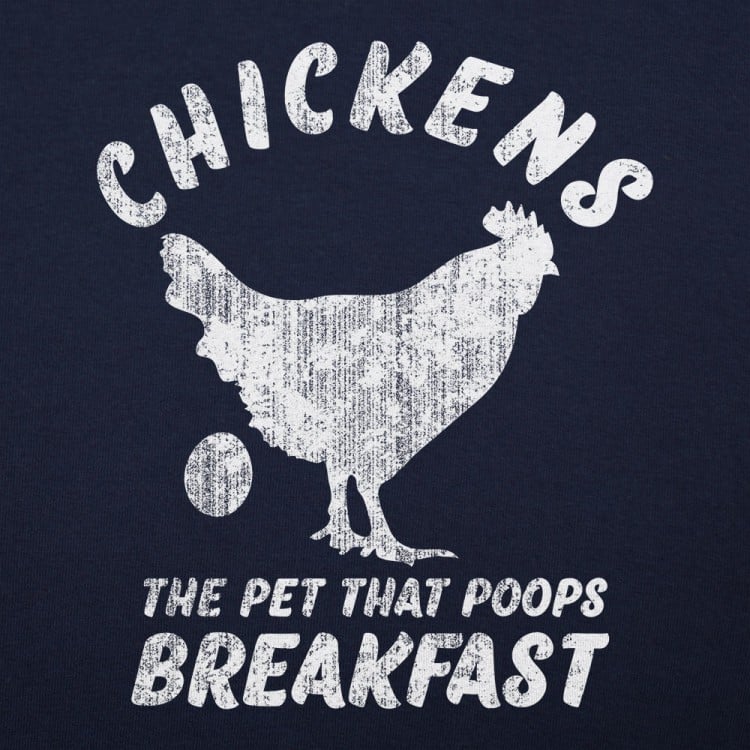 Chickens Poop Breakfast