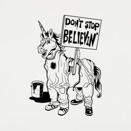 Don't Stop Believin Unicorn