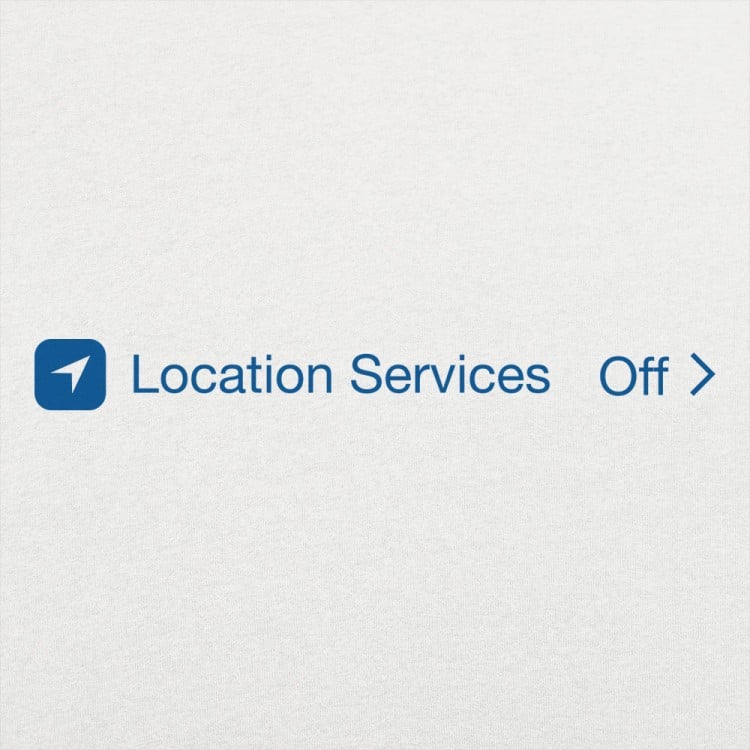 Location Services Off