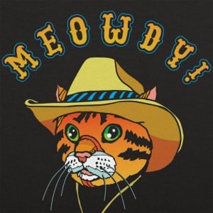 Meowdy Cat Graphic