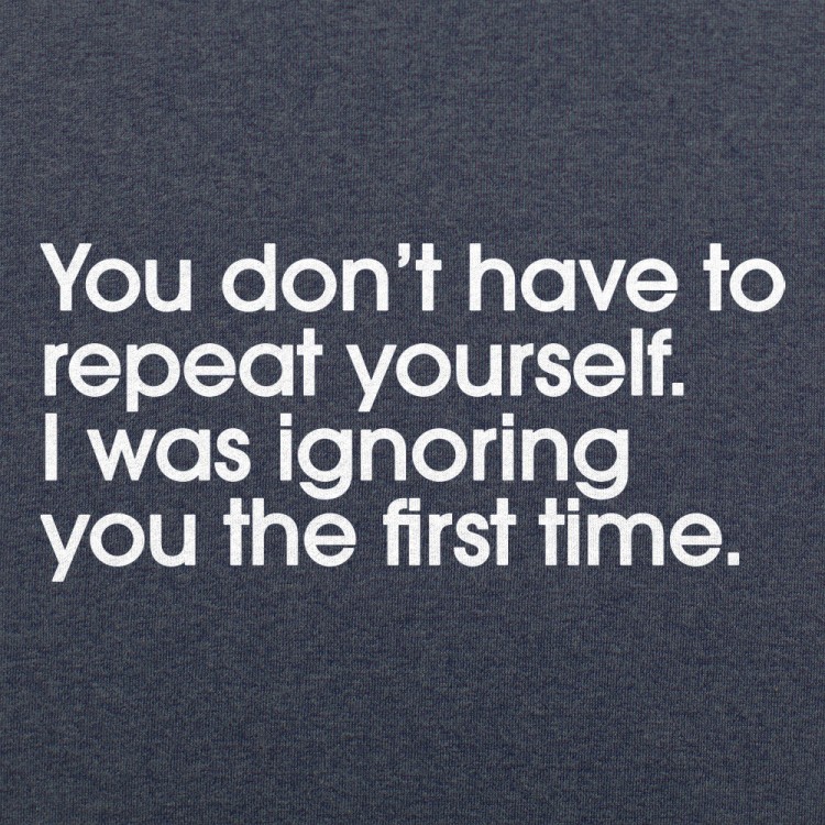 Repeat Yourself