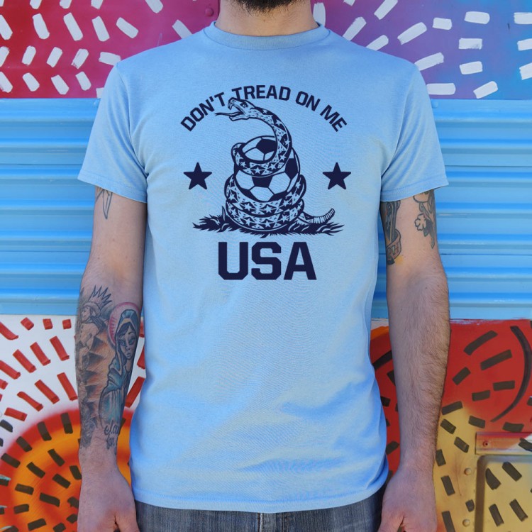 Don't Tread On Me USA Soccer Snake T-Shirt