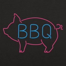 BBQ Pig Neon