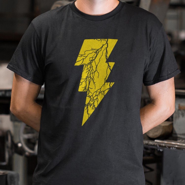 Black Lightning T-Shirt | 6 Dollar Shirts