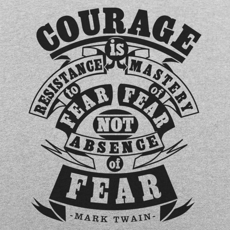 Courage Is Resistance to Fear, Mastery of Fear, Not Absence of Fear T ...