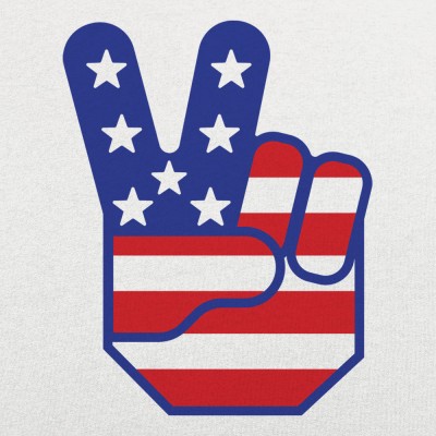 Flag Peace Sign T-Shirt | 6 Dollar Shirts