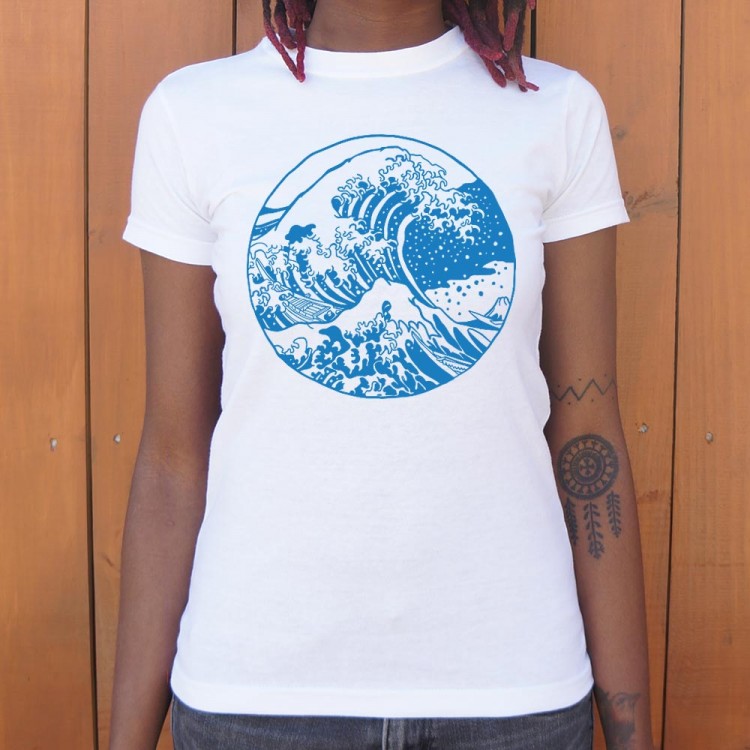 the great wave tee shirt