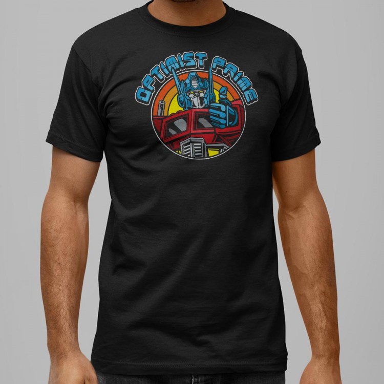 Optimist Prime Graphic T-Shirt | 6 Dollar Shirts