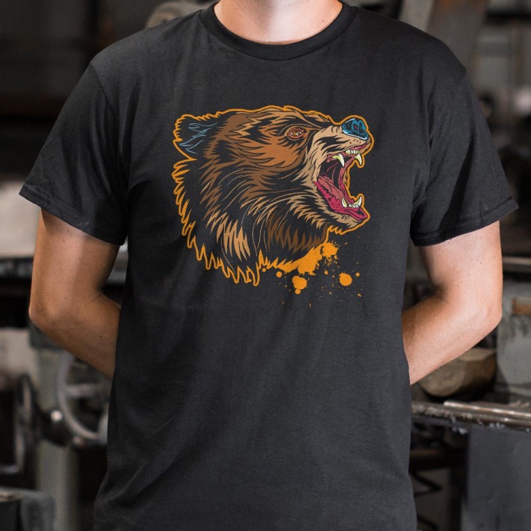Raging Bear Graphic T-Shirt | 6 Dollar Shirts