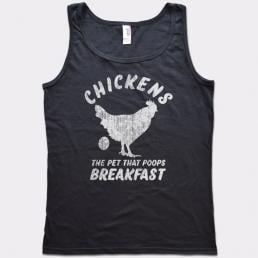 Chickens Poop Breakfast